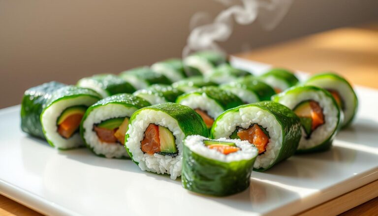 green tea sushi