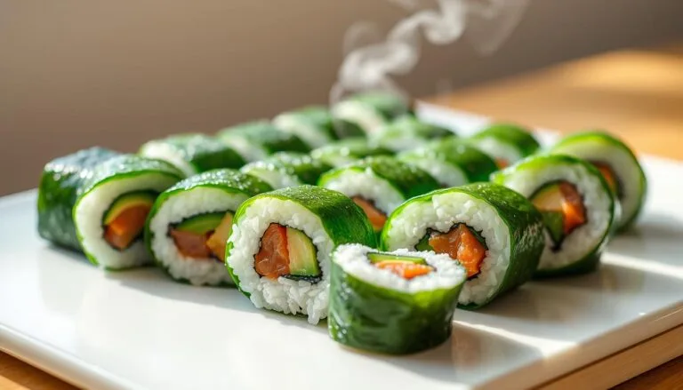 green tea sushi