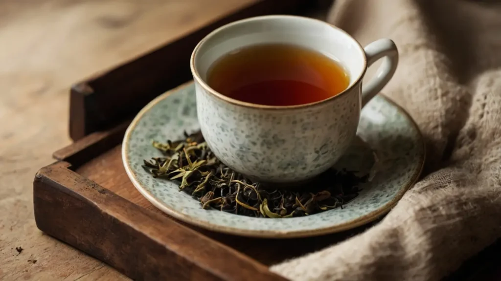 Does black tea have more caffeine than coffee